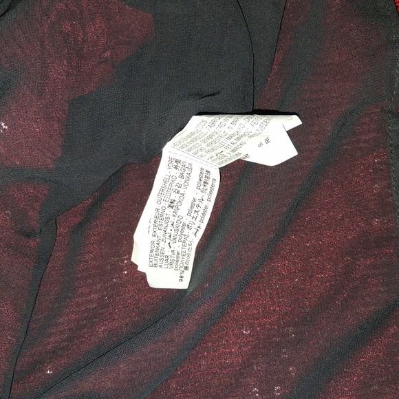 Zara Black and Red Layered Dress - Picture 4 of 5